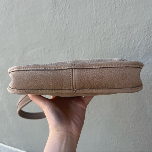 Vintage Coach Nubuc Ergo Mini Zip Sand Shoulder Bag 4396 - Picture 11 of 15